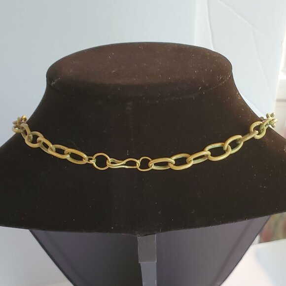 Multi-Layered Leopard Colored Necklace Squares & Teardrop Design Fashion - Picture 12 of 13